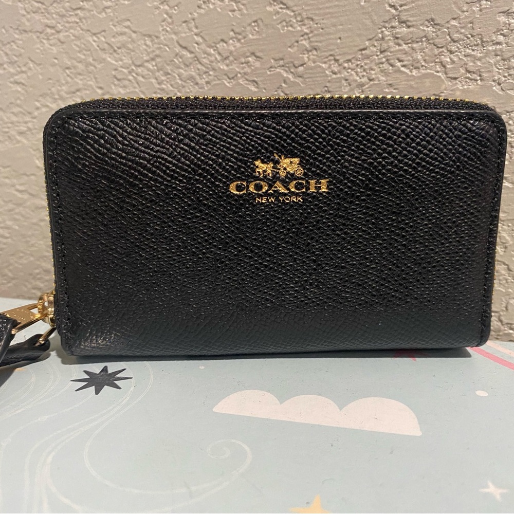 Coach Black Leather Wallet